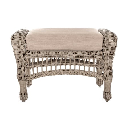 Bold Fontier Saturn Collection Outdoor Garden Patio Ottoman - Light Brown BO2690288